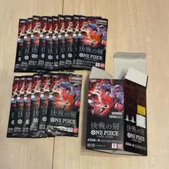 新品未開封/BOXなし】ワンピースカード 決戦の刻24パック OP16 - メルカリ