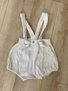 Cottoli ベビーロンパース 70-80cm チェック柄