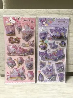 サンリオ キラキラカプセルシール ハローキティ クロミ２枚セット