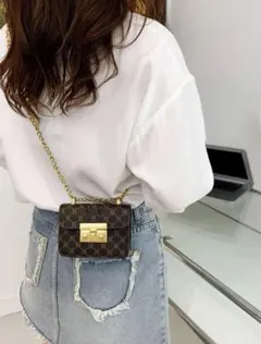 SHEINミニスクエアバッグ