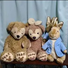 ダッフィー＆シェリーメイ（旧Lサイズ）ぬいぐるみ ピーターラビット ぬいぐるみ