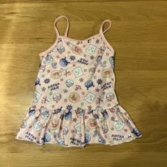 アンパンマン ベビー水着 フリル付き ピンク
