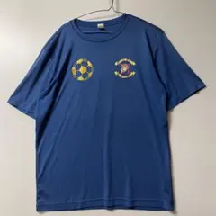 訳アリ 米軍放出品 USMC 海兵隊 司令部 支援大隊 Tシャツ ブルー Lのサムネイル