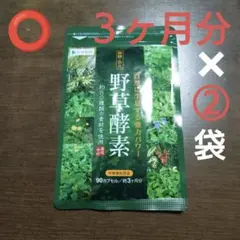早い者勝ち!! 激安!! 野草酵素 ３ヶ月分×②袋「シードコムス」