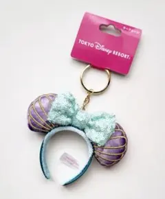 ディズニー キーチェーン カチューシャ アリエル