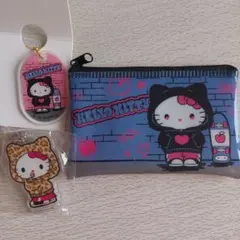 Hello Kitty ポーチ アクリルキーホルダー セット