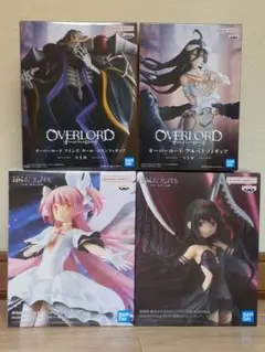 OVERLOAD&まどマギフィギュアまとめ売り(4体セット)