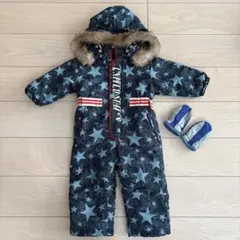 スキーウェア　80cm 手袋3〜4才