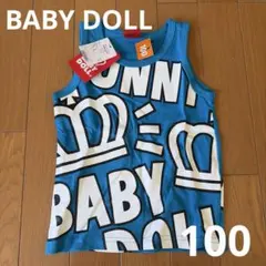 新品タグ付き BABY DOLL タンクトップ 青