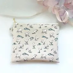 リバティ シンプル ぺたんこ 保冷ポーチ 4 ホイッスラー 【ハンドメイド】