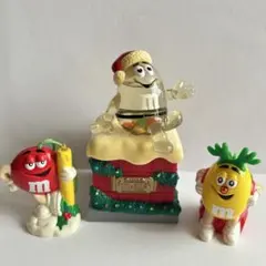 値下げM&M's エムアンドエムズクリスマス フィギュア 3点セット