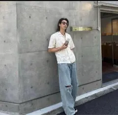 CMMN SWDN フラワーカットシャツのサムネイル