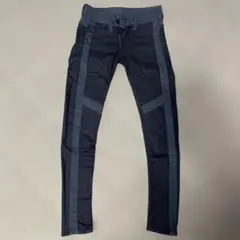 ダークブルーストレートラインスキニーデニム 24/30