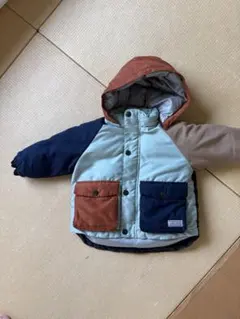BREEZE フード付き 中綿コート 90cm