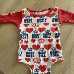 BABY DOLL ハートロンパース 70