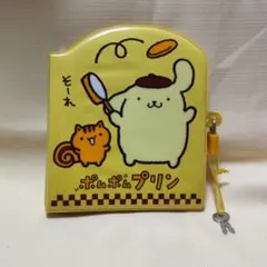 サンリオ ポムポムプリン 6穴バインダー 手帳 ファー 平成レトロ レア