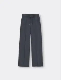 GU ウォッシュドスウェットプルオンパンツ L ダークグレー