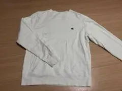 Champion ホワイト クルーネック トレーナー　large