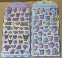 サンリオキャラクターズ シール 2種セット COTTON PUFFYのサムネイル