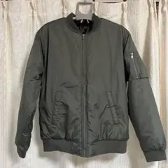 MA-1 中綿入りジャケット　メンズ　カーキグリーン　LL アウター