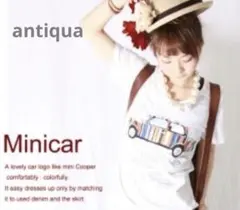 antiqua ヴィンテージカーTシャツ　車柄のサムネイル