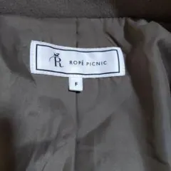 ロペピクニック 金ボタン 2WAY ジャージーメルトン ミドル丈コート