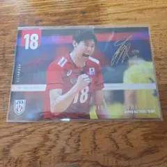 サイン入り 西山大翔 バレーボール 男子日本代表 ポストカード .