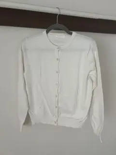 chocol raffine robe オフホワイト 長袖 カーディガン