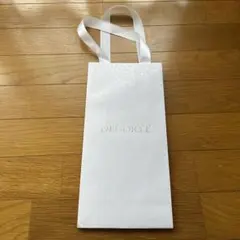 DECORTE ディフューザーショップ袋 ホワイト
