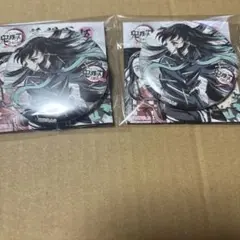 鬼滅の刃　全集中展　無一郎　缶バッジ　2点セット