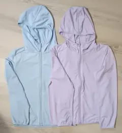 ユニクロ エアリズム UVカット パーカー ２着セット 140