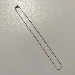 シルバー ボールチェーン ネックレス 約40cm