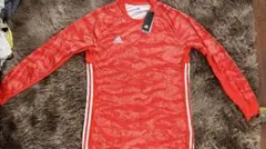 adidas レッド 長袖 シャツ　GK