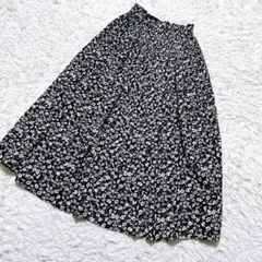 【c9273】Radarista ロングスカート　黒　白