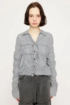 SLY SHIRRING SKIPPER RIBBON シャツのサムネイル