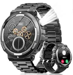 スマートウォッチ 軍用規格 Bluetooth通話 Line通知 GPS 防水