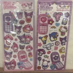 正規品　平成はっぴーフォン　マイメロディ　クロミ　サンリオキャラクターズ　セット
