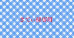 きてぃ様専用ページ