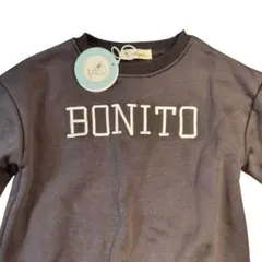 ❤裏起毛トレーナー❤130cm グレー BONITOロゴ