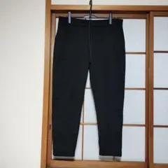 裏起毛　防寒　黒パンツ　ボトムス　4L