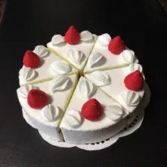 フェルトおままごと　デコレーションケーキ