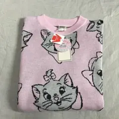 マリーちゃん おしゃれキャット ニット 総柄 ディズニー