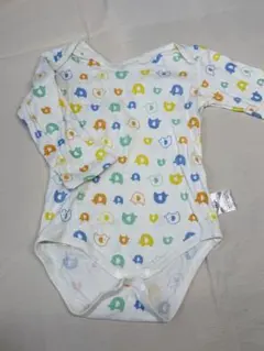3.カラフル動物柄 ベビー肌着 90cm