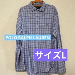 ラルフローレン　チェックシャツ　サイズL