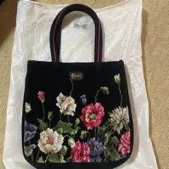 FEILER 花柄刺繍 ハンドバッグ 中型 未使用