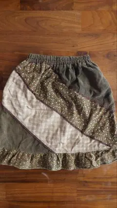 11/29限定値下げ中　la petite　パッチワークスカート　120センチ