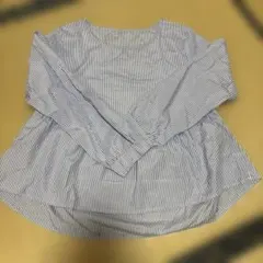 SHEIN ストライプ 長袖ブラウス Mサイズ