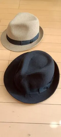 フェルト ハット 2色セット