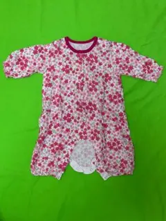 ミキハウス 花柄ロンパース 70