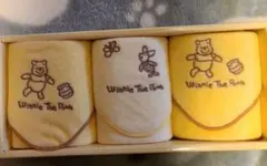 くまのプーさんハンドタオル3枚セット